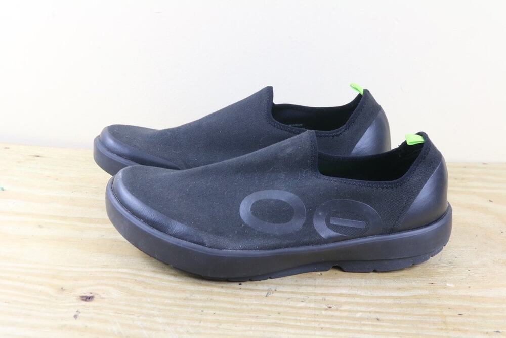 Oofos Oomg Eezee Low Mens 13 Black Slip On Shoes